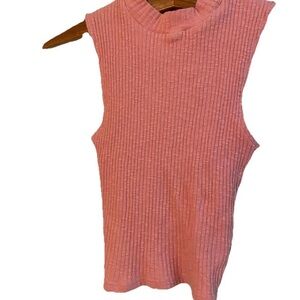 Forever 21 Ribbed Tank Top - Coral